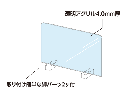 アクリルパーテーション